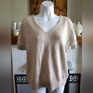 Joie short sleeve cotton sweater